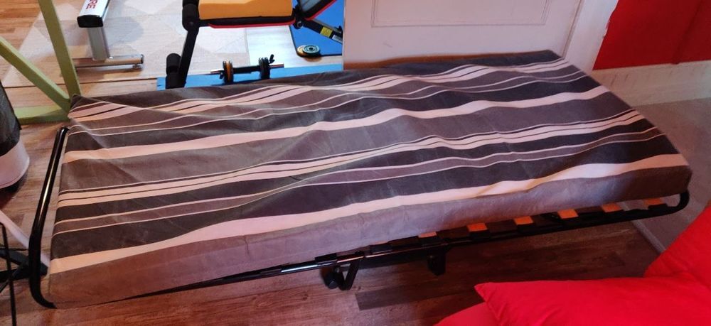 Lit pliant (sommier &agrave; lattes + matelas) pour enfant Meubles