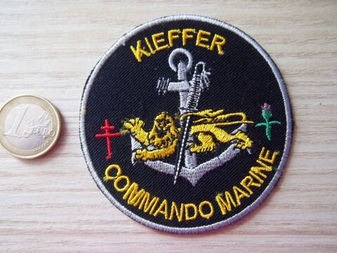 écusson militaire commando marine Kieffer insigne collection 9 Valognes (50)