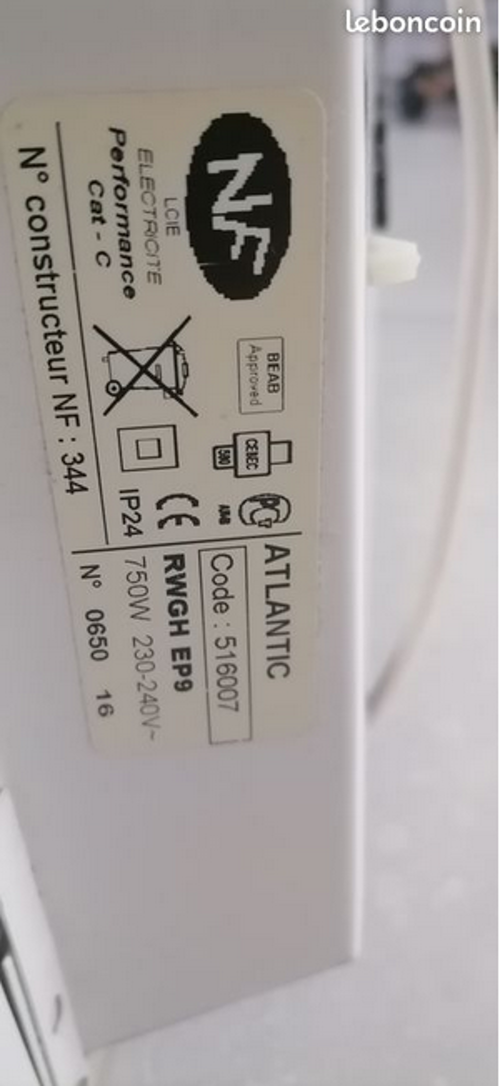 Radiateur panneau rayonnant Electroménager