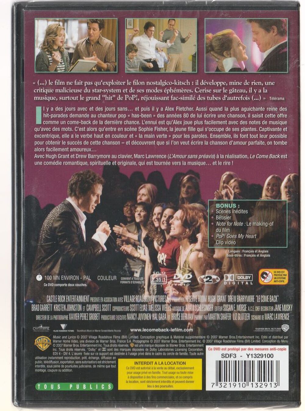le come back DVD et blu-ray