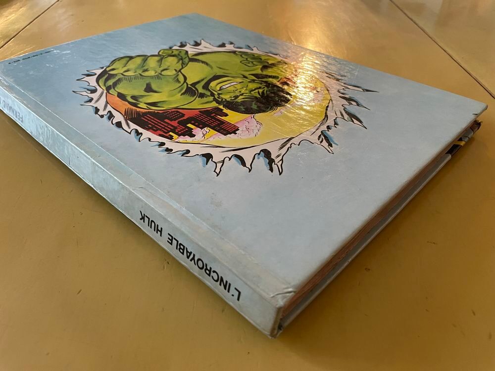 BD L'INCROYABLE HULK EO 1980 en relief et anim&eacute; Ed NathanTBE Livres et BD