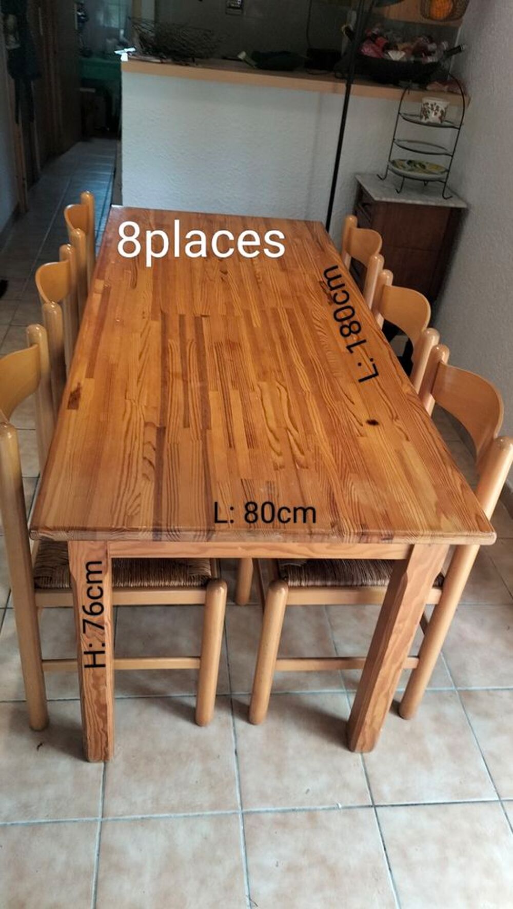 Table + 6 Chaisses Meubles
