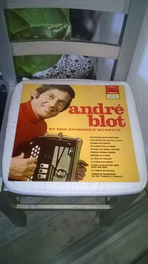 Vinyle Andre Blot
Et son ensemble musette
1971
Excellent 8 Talange (57)
