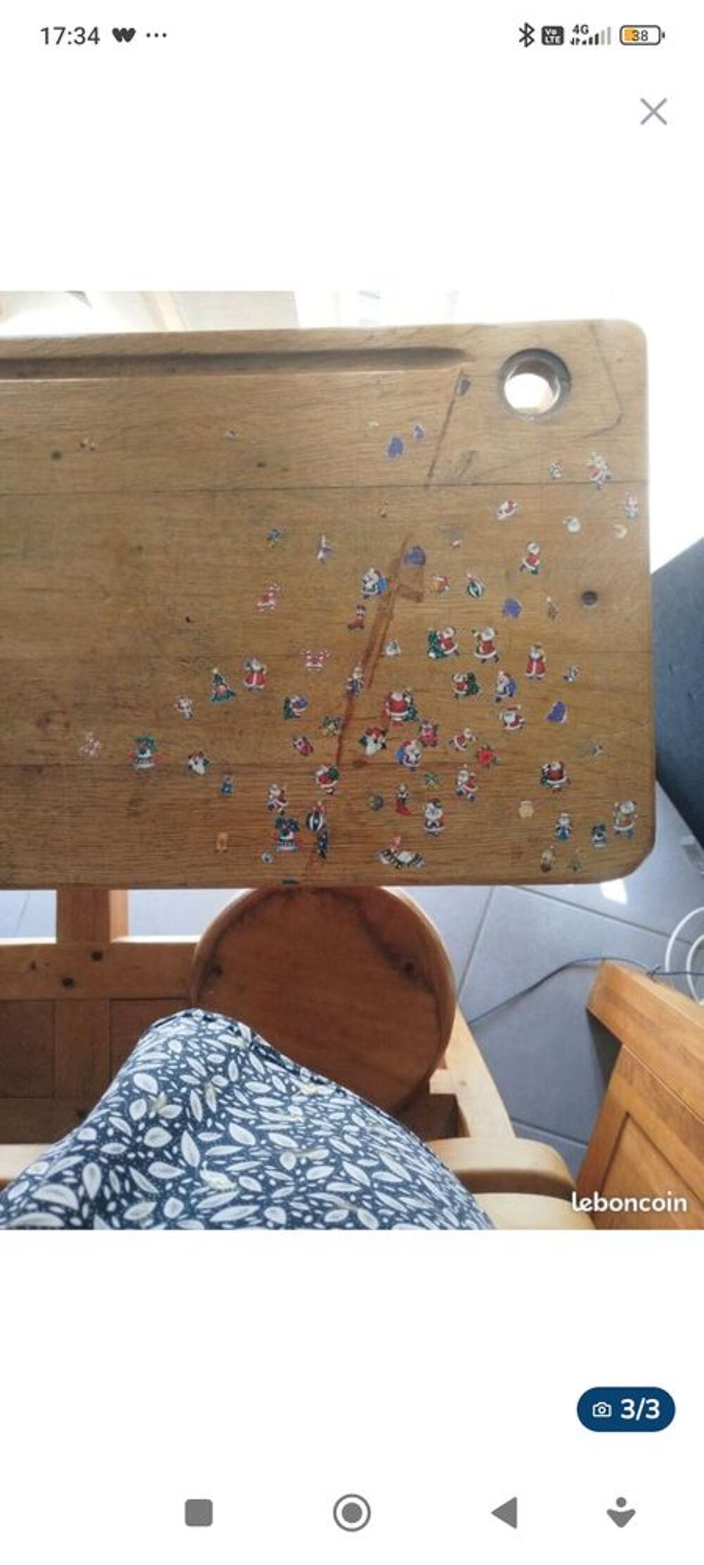 Magnifique petit bureau tout bois fait main Meubles