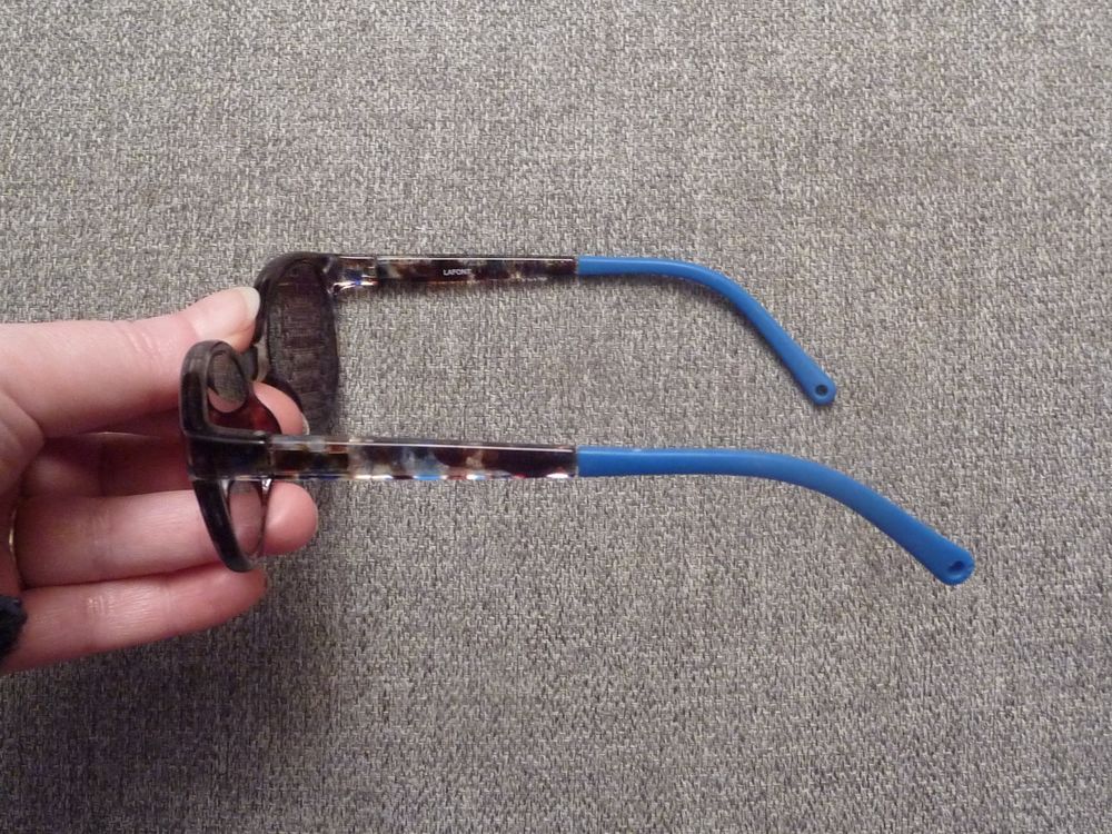 Monture/ Lunette de Vue Ovale en Plastique Gris- Lafont Bijoux et montres