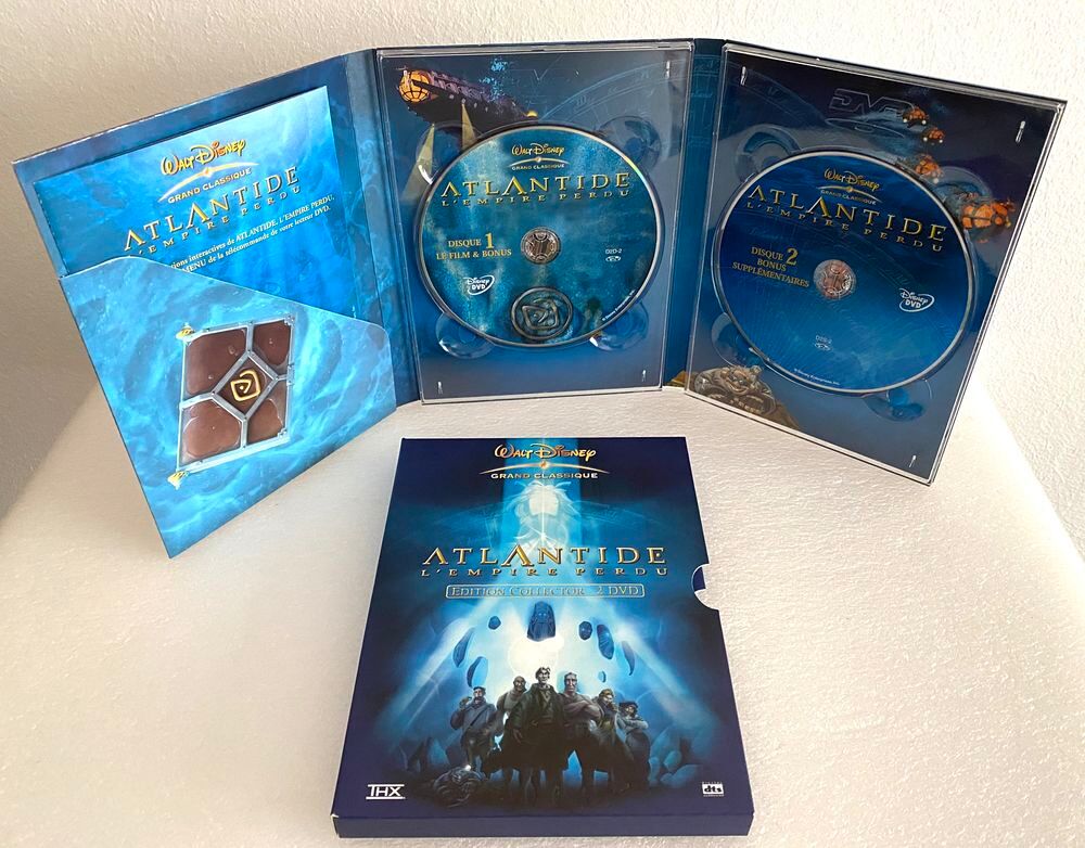 ATLANTIDE L'Empire Perdu N&deg; 61 Walt Disney Edition Collector DVD et blu-ray