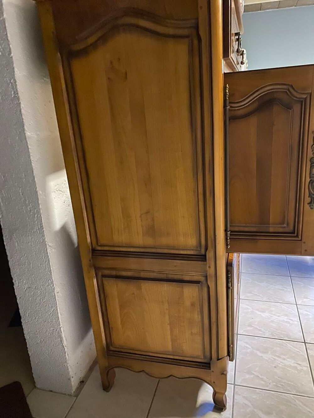 Ancien meuble TV en merisier massif &agrave; transformer Meubles