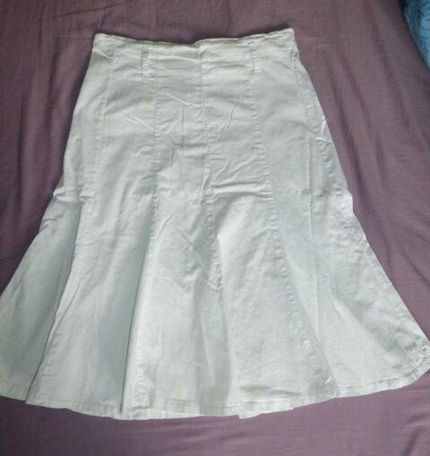 JUPE TRAPEZE blanche - 38/40 5 Doussard (74)