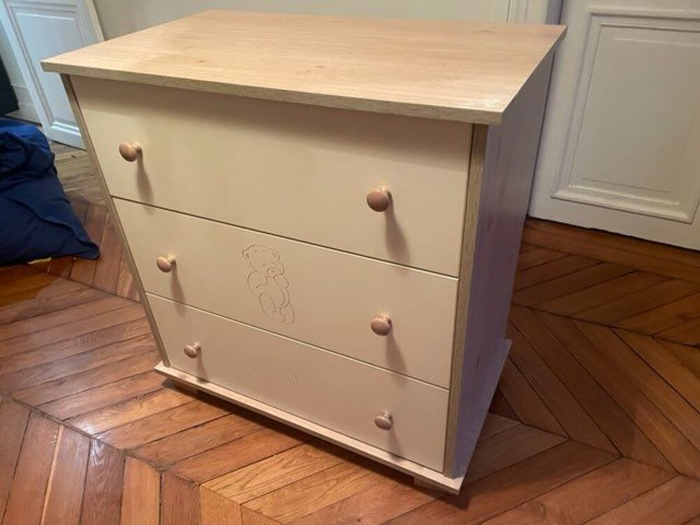 Commode pour chambre enfant, beige Meubles