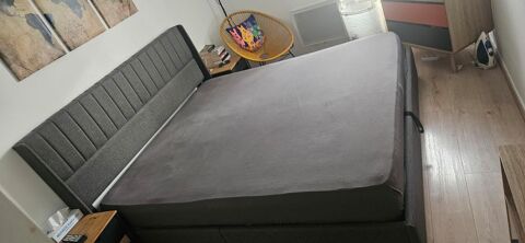 Lit coffre 180X200 + sommier Élancourt (78)