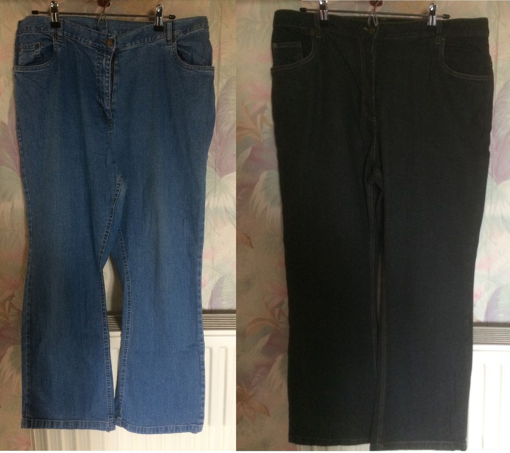 lot de 2 Jeans BLANCHEPORTE de taille 50 Vêtements