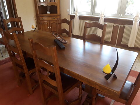 Ensemble table et chaises salle � manger en ch�ne massif  0 Creutzwald (57)
