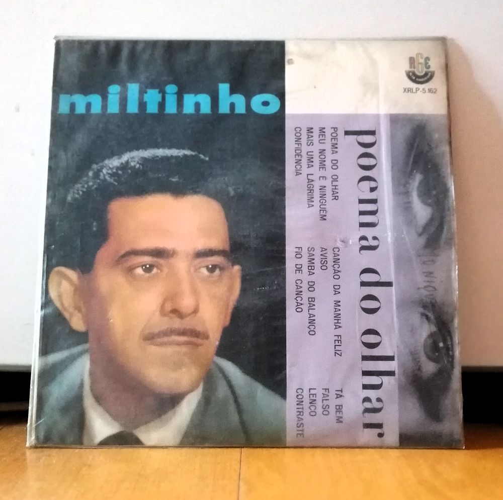 LP MILTINHO : Poema do olhar - RGE XRLP-5.162 - Br&eacute;sil - 62 CD et vinyles
