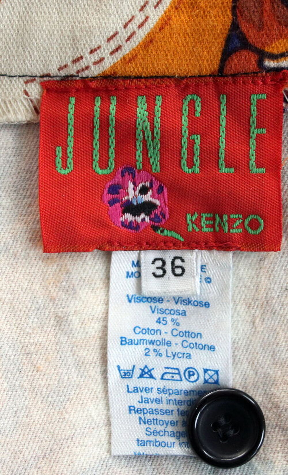 Jupe Parody Jungle Jap KENZO T.36 Vêtements