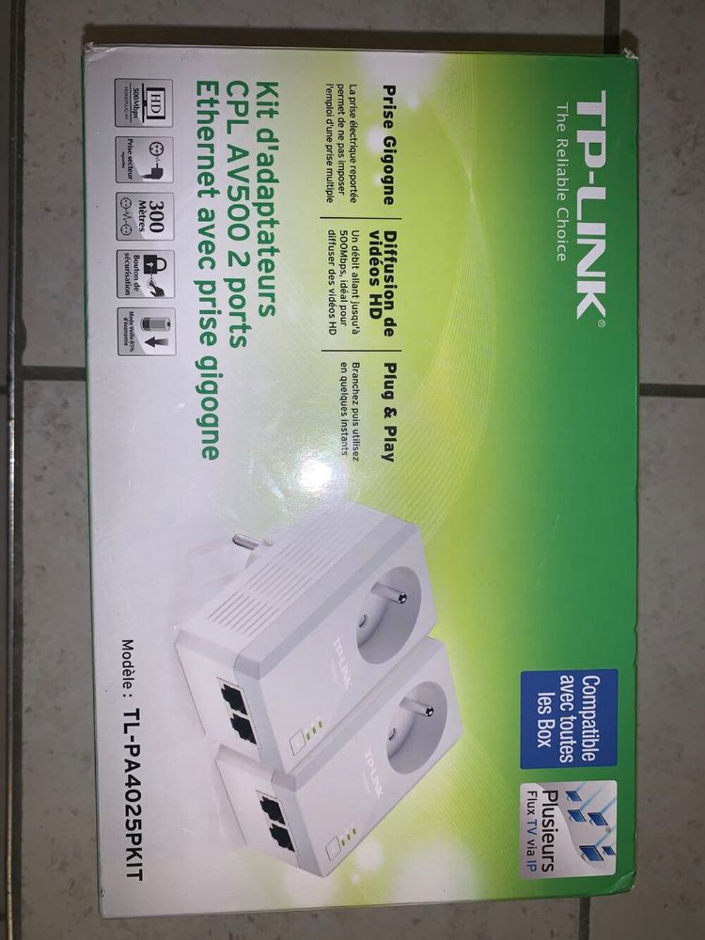 TP link CPL 2x2 RJ45 Matériel informatique