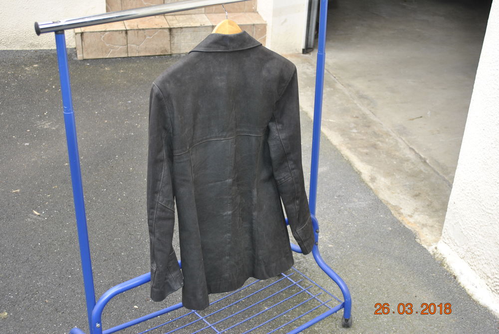 veste croute cuir Vêtements