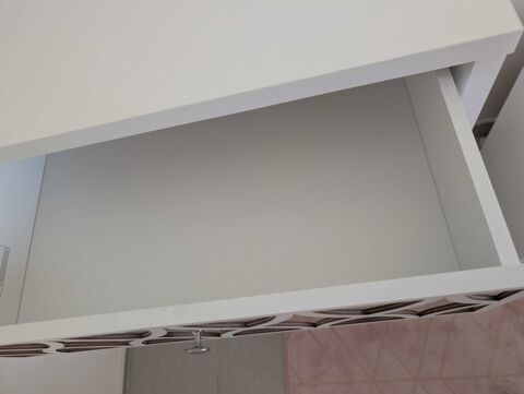 Commode miroir blanche Galano Iris �  ��tat impeccable 140 La Ravoire (73)