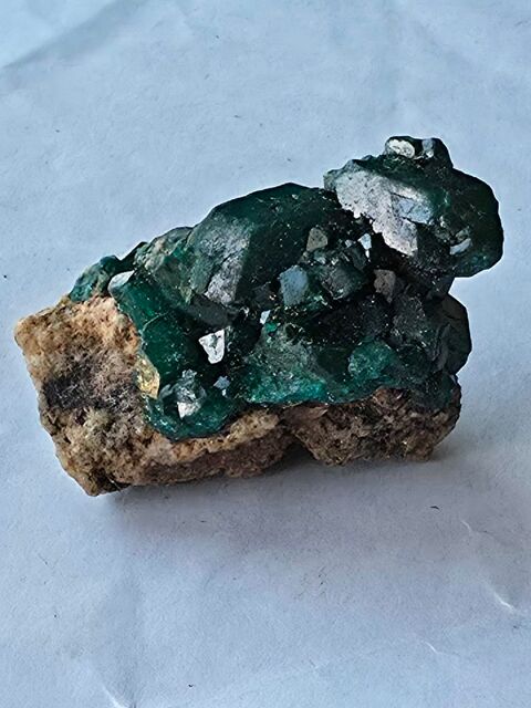 Spécimen Rare de Dioptase sur sa Roche Naturelle-27g 50 Bagneux (92)