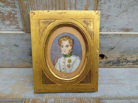 Peinture Miniature L'Aiglon Napoléon II Duc de Reichstadt 65 Loches (37)