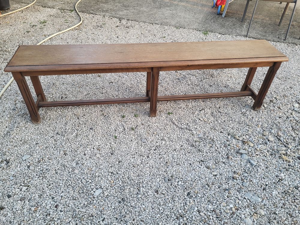 Banc chene massif Décoration
