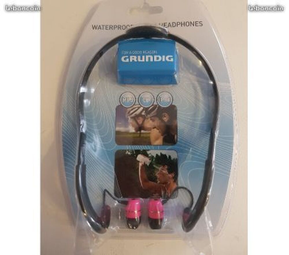 Grunding &eacute;couteurs waterproof in-ear headphones Neuf. Audio et hifi