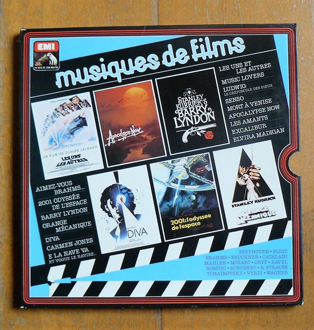 Coffret 3 LPS : Musiques de films - EMI 2901573 - 1975 CD et vinyles