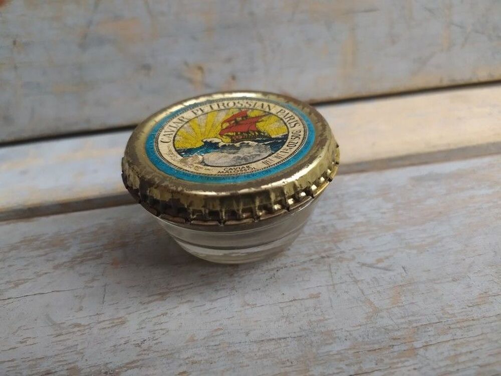 Ancienne Boite Publicitaire Caviar Petrossian Paris Malossol 