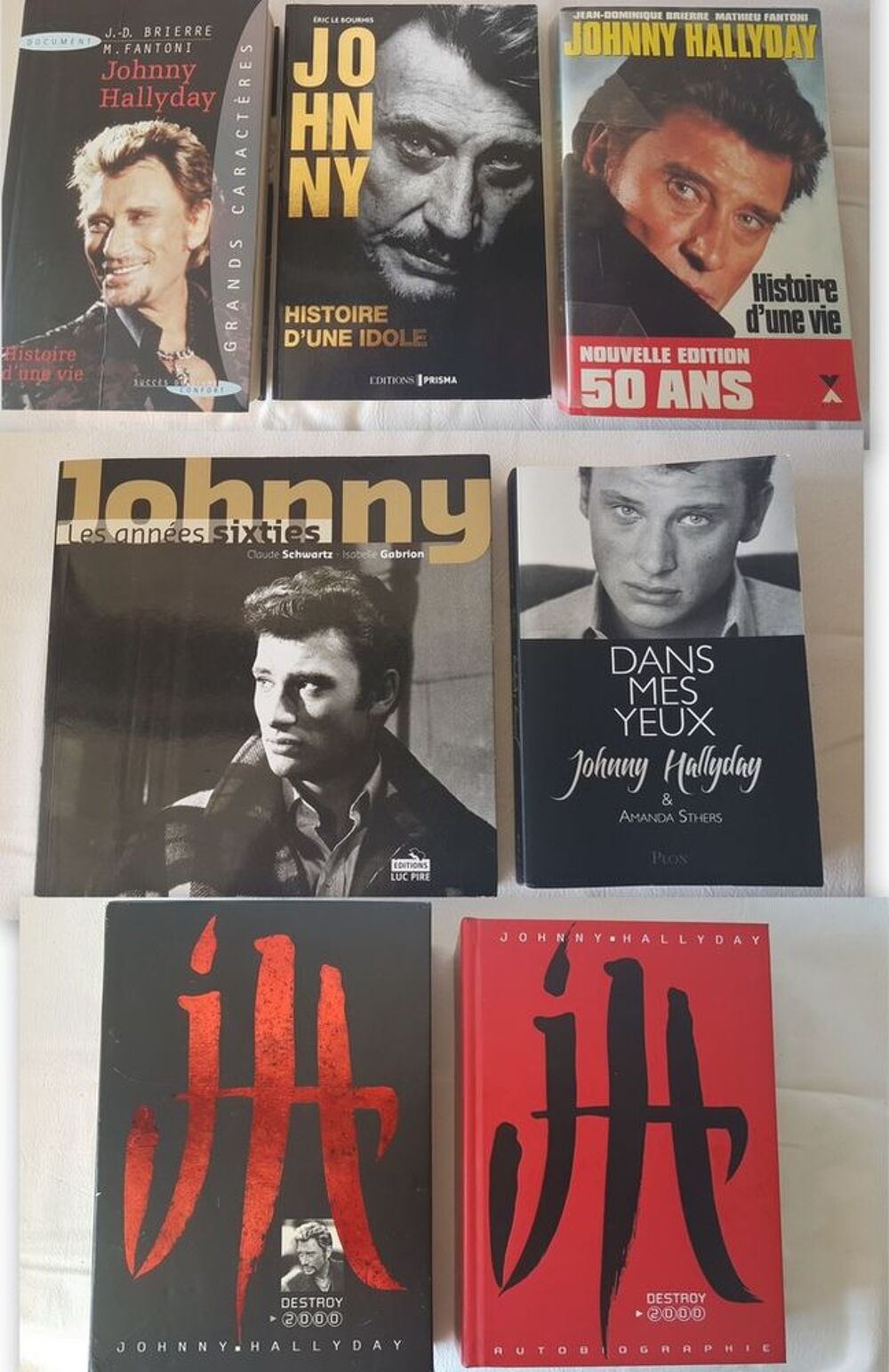 lot de Livres johnny hallyday Livres et BD