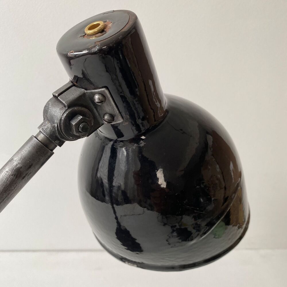 ANCIENNE LAMPE BUREAU INDUSTRIELLE BAUHAUS 1930 D�coration