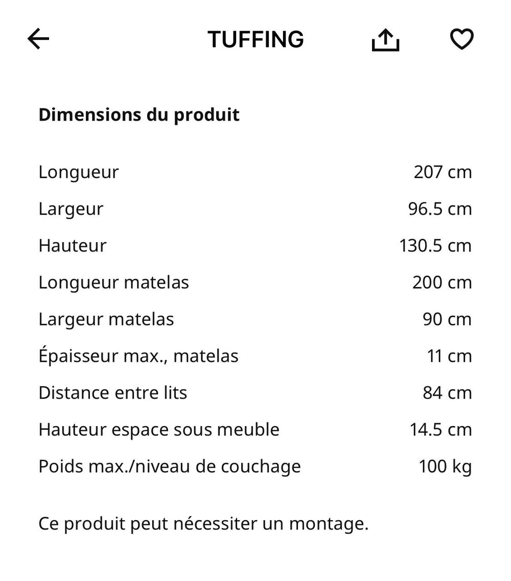 Lits superpos&eacute;s Mobilier enfants
