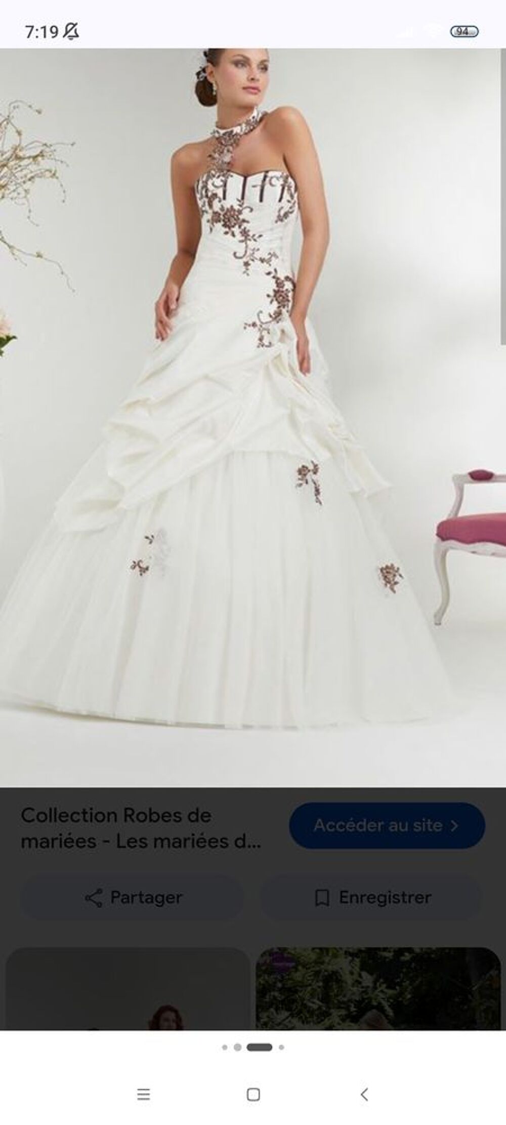 robe de mari&eacute;e Vêtements