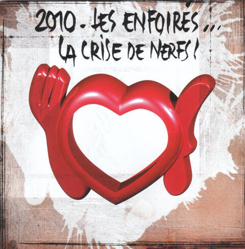 Coffret 2 cd 2010 - Les Enfoirs... La Crise De Nerfs ! (eta 10 Martigues (13)