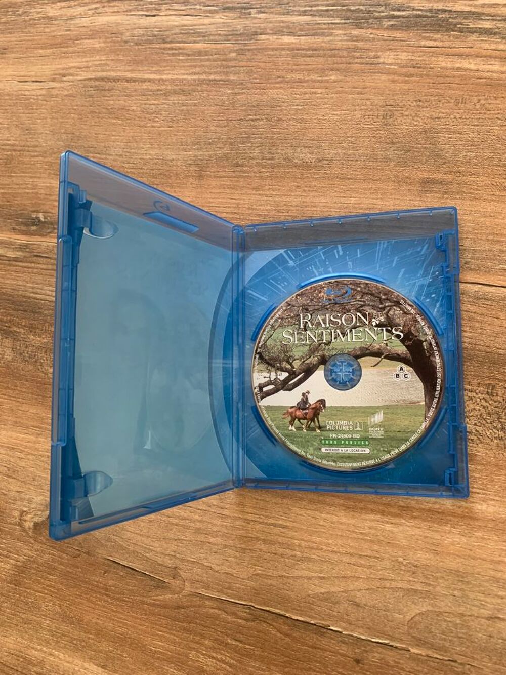 Blu ray " Raisons et sentiments " DVD et blu-ray