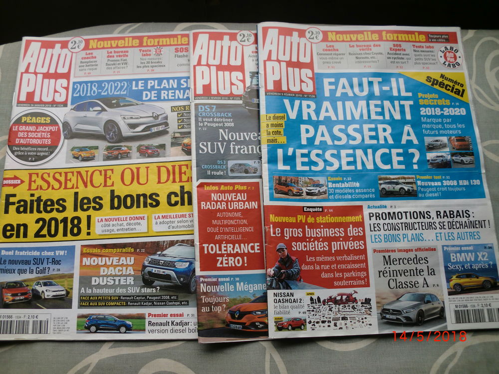 magazine auto plus a 30 cts Livres et BD