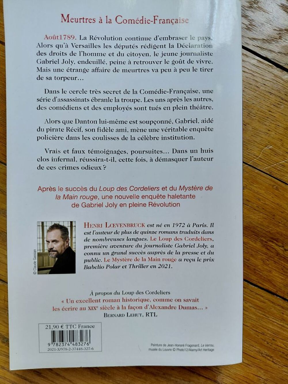 L'Assassin de la rue Voltaire (Henri Loevenbruck) Livres et BD