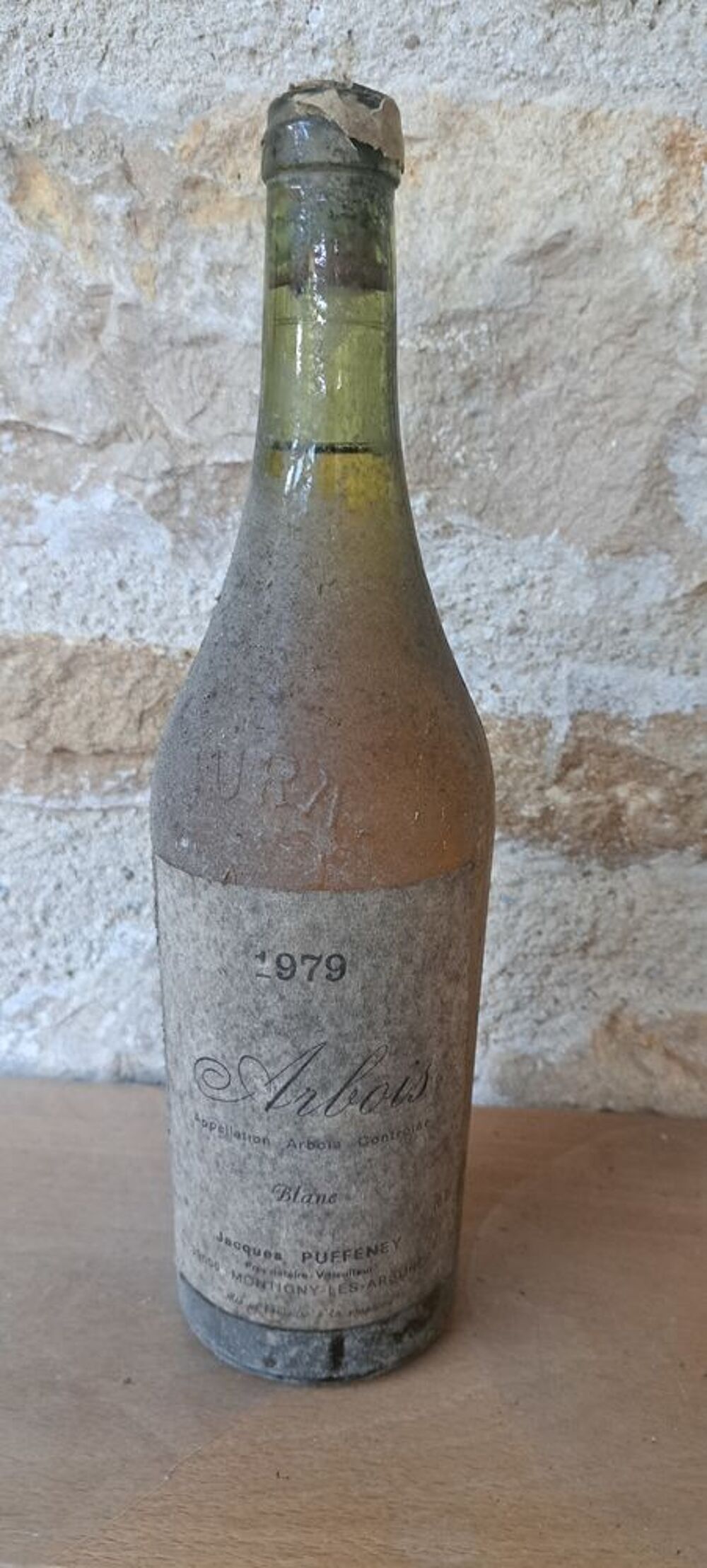 Bouteille d'ARBOIS BLANC 1979 Jacques Puffeney 