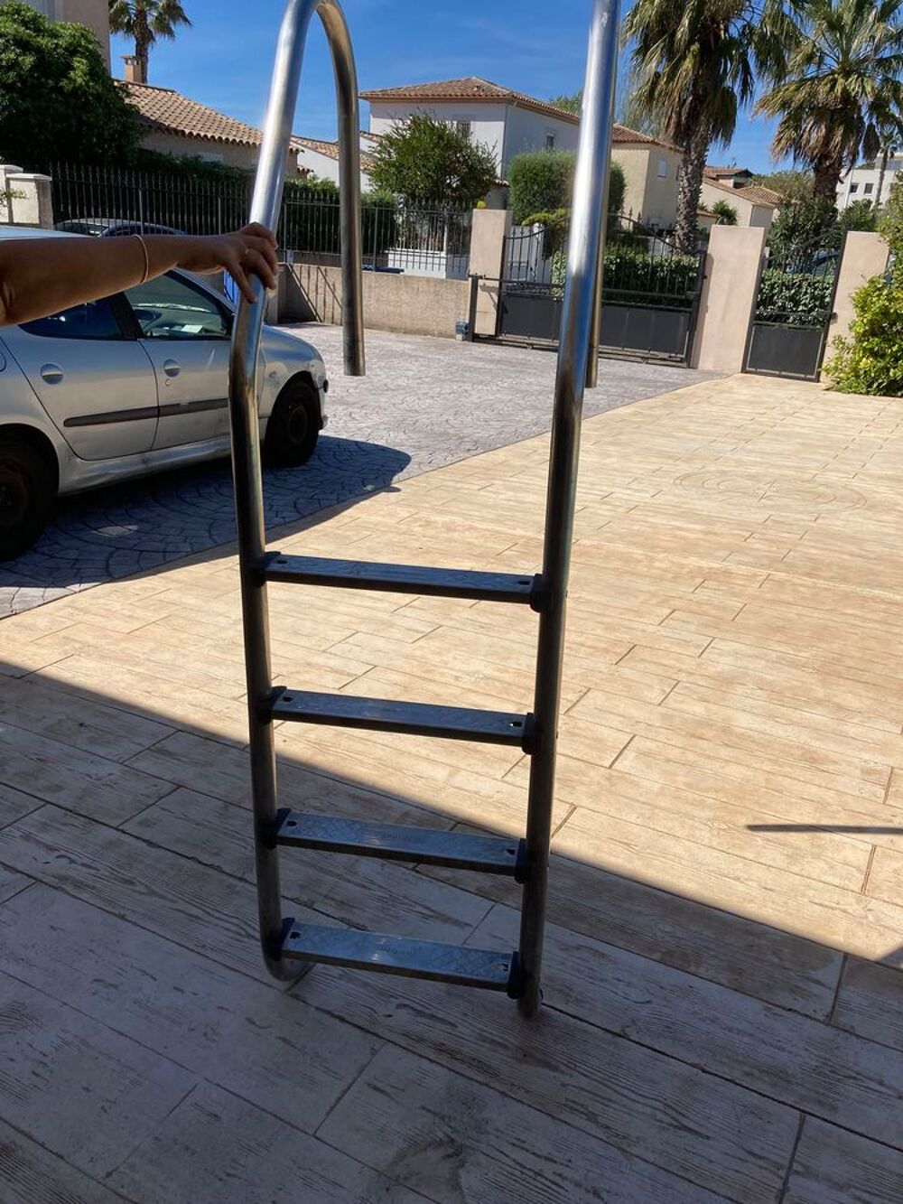 &Eacute;chelle piscine inox Bricolage