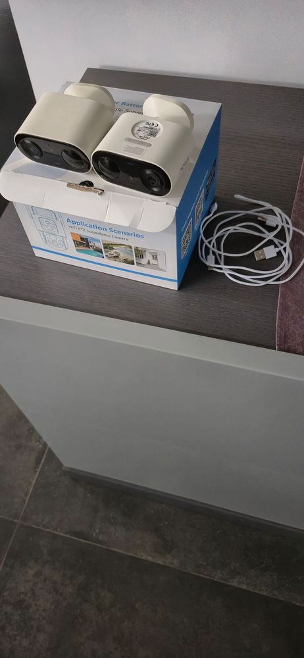 Deux cam&eacute;ras de surveillance 
De marque IMOU Audio et hifi
