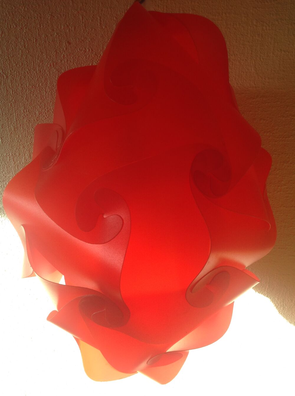 LAMPE PUZZLE OVALE AMBIENCE ROUGE 23 X 35 cm Envoi Possible
Décoration