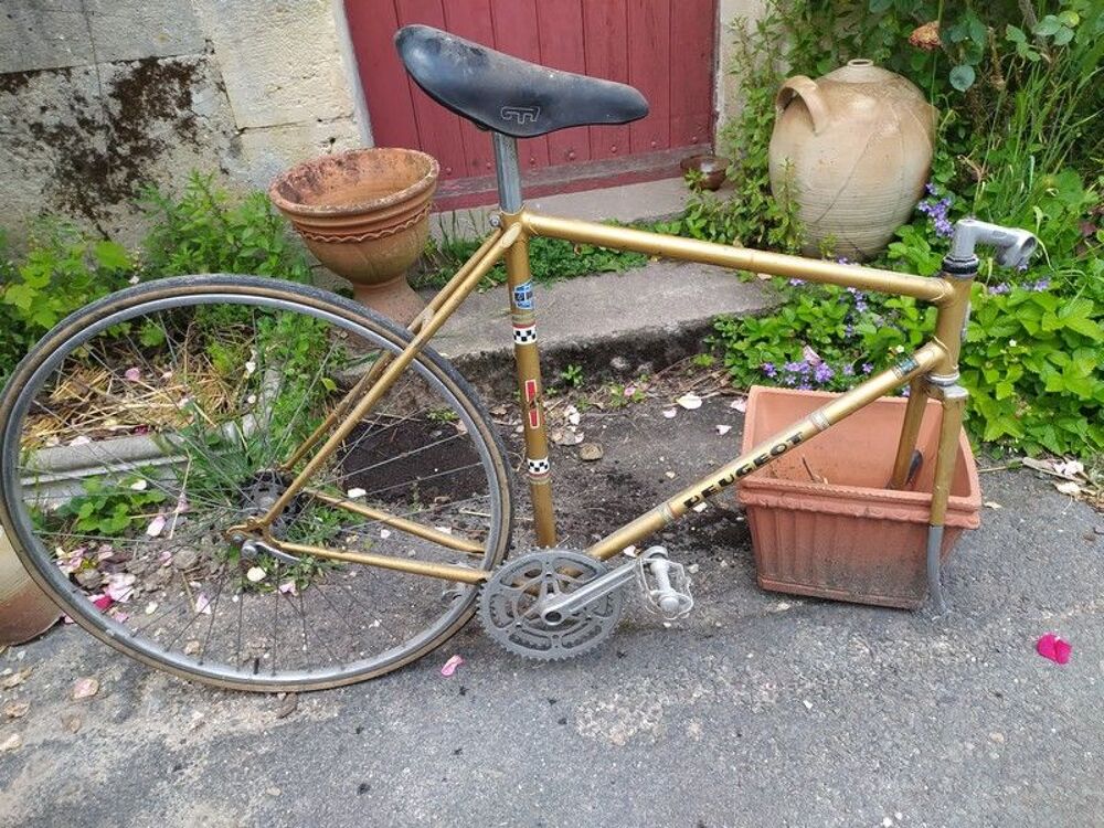 Cadre V&eacute;lo Course Vintage Peugeot Reynolds Vélos