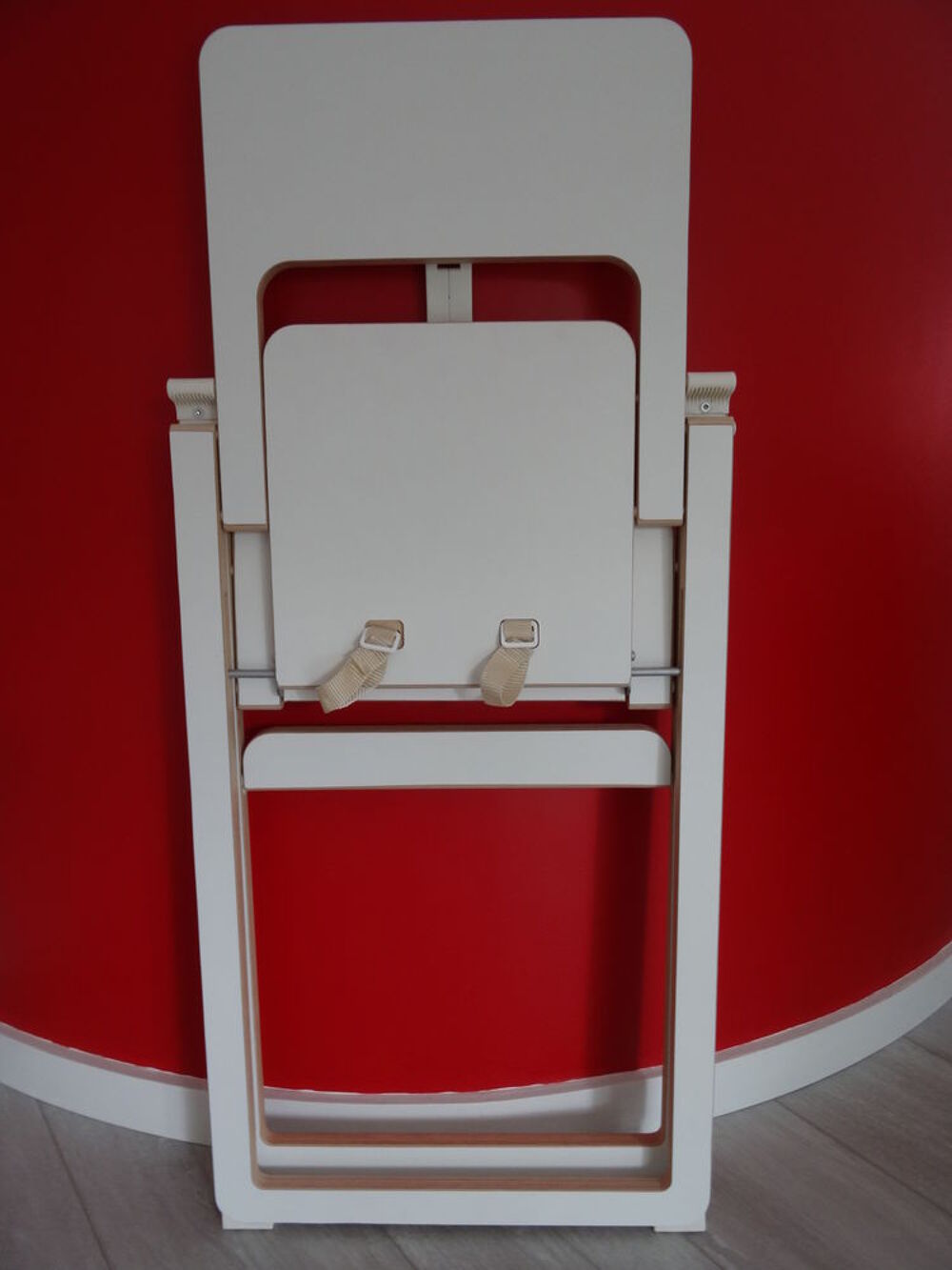 Chaise haute SUPAflat blanche Puriculture