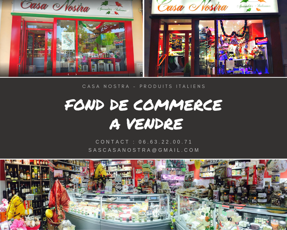 Vente Appartement **FONDS DE COMMERCE TRAITEUR / ÉPICERIE ITALIENNE Le raincy