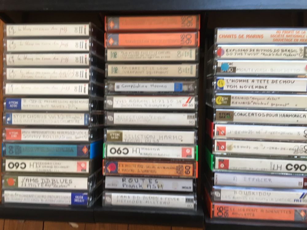 Cassettes audio enregistr&eacute;es d'excellente qualit&eacute;. Audio et hifi