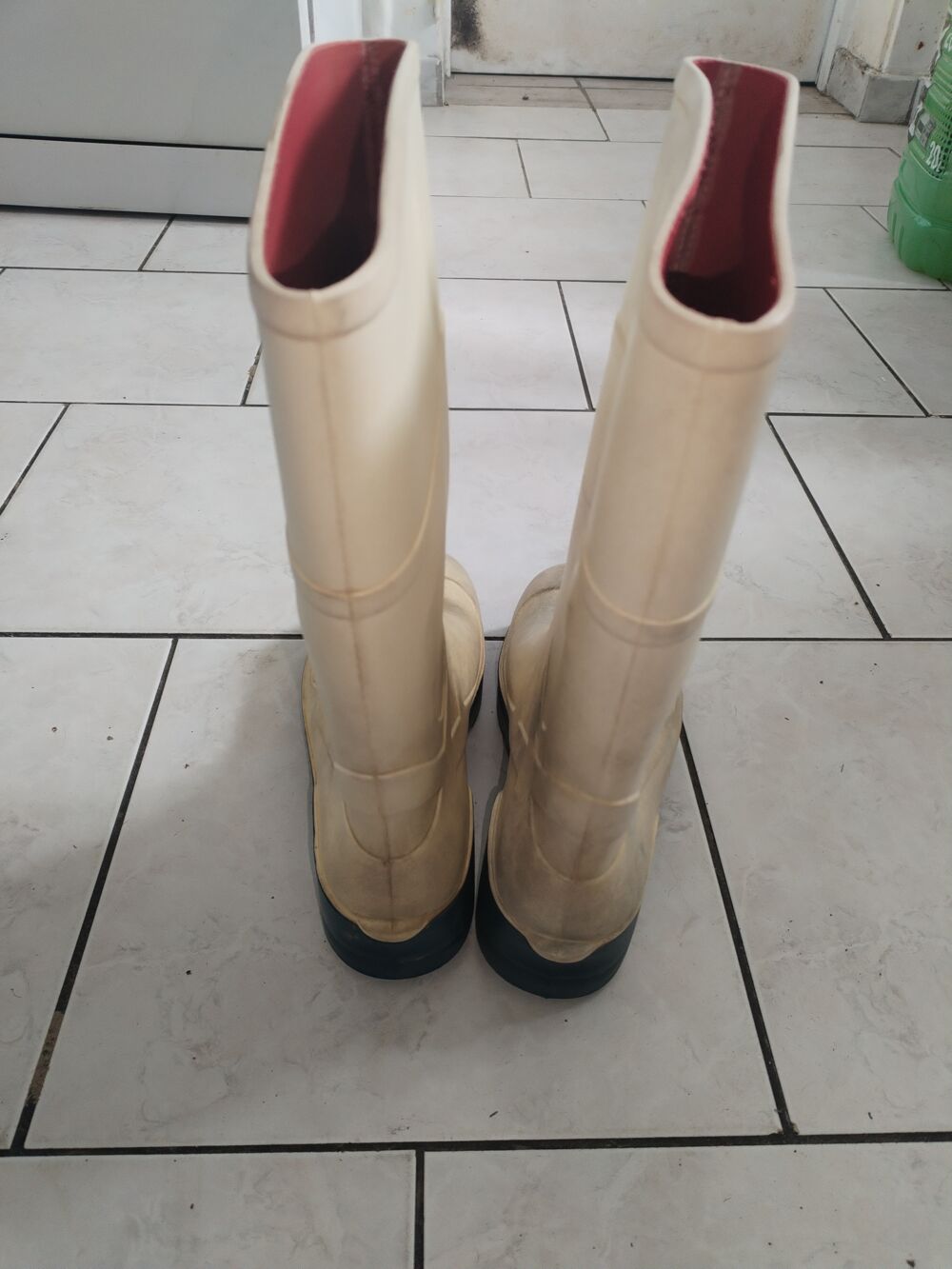 Bottes BEKINA blanches (Taille 42) Chaussures