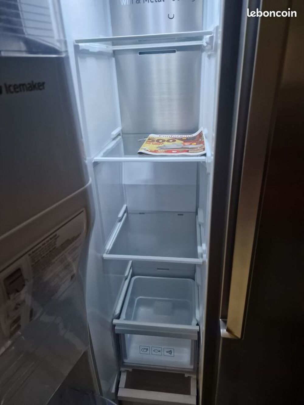 Vendre frigo samsung am&eacute;ricain - partie cong&eacute;lateur en panne Electroménager