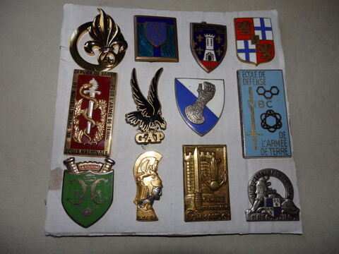 Militaria  Insignes armee Française 30 Saint-Raphaël (83)