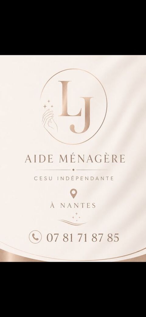 femme de m&eacute;nage 0 44300 Nantes