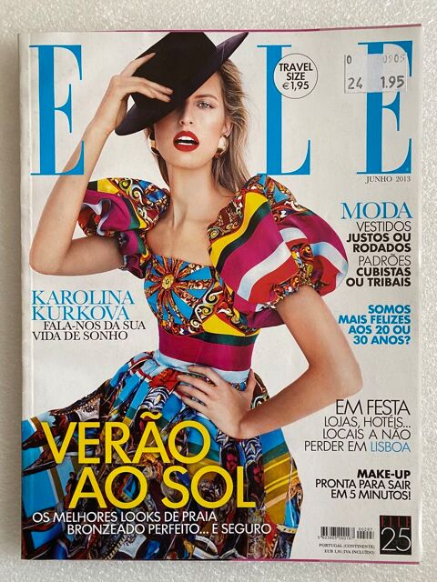 ELLE PORTUGAL KAROLINA KURKOVA  Pocket N°297 JUIN 2013 5 Joué-lès-Tours (37)