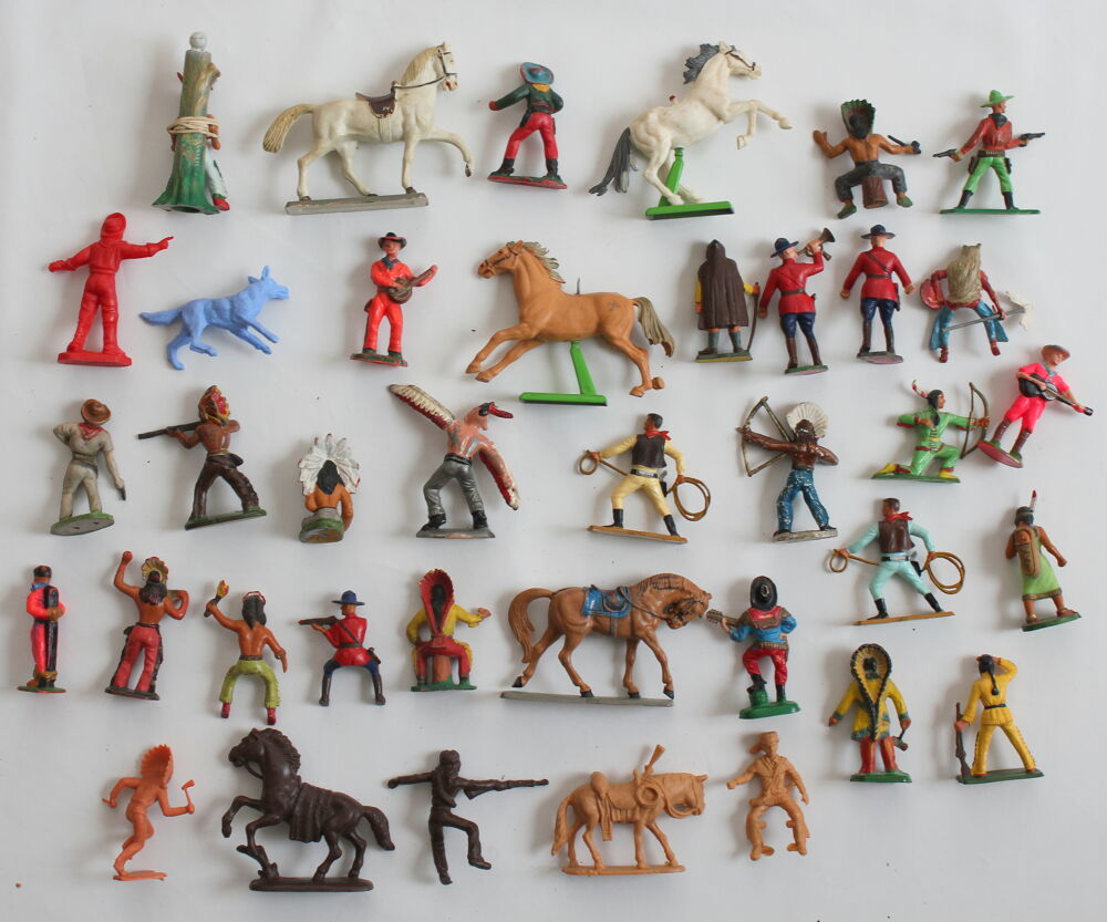 Rintintin, Davy Crockett, Geronimo cowboys &amp; indiens starlux Jeux / jouets