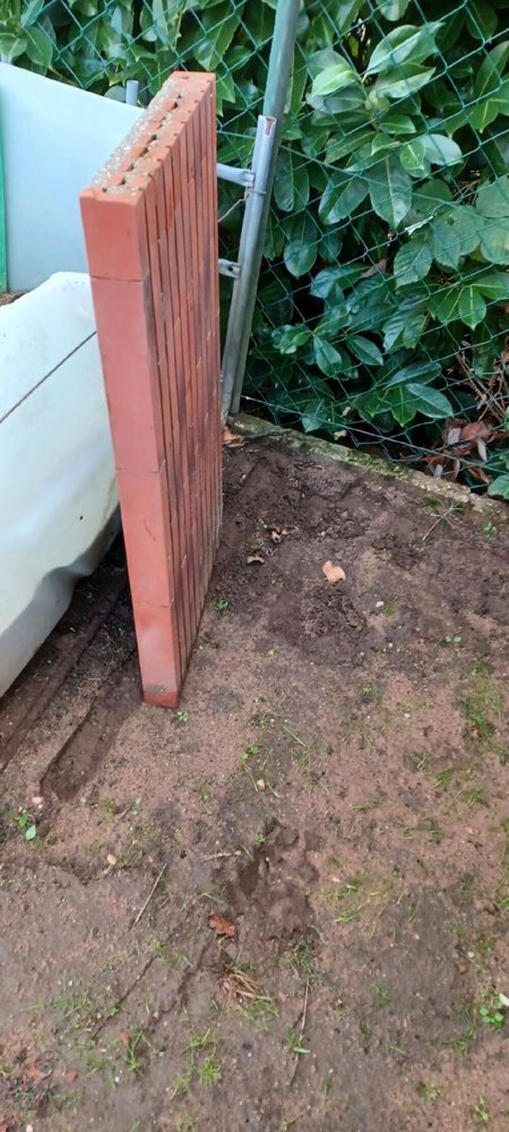tablette en brique Jardin